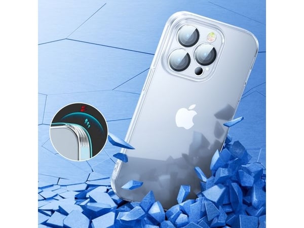 Joyroom 14Q-etui iPhone 14 Plus med gjennomsiktig kameradeksel (JR-14Q3 transparent)
