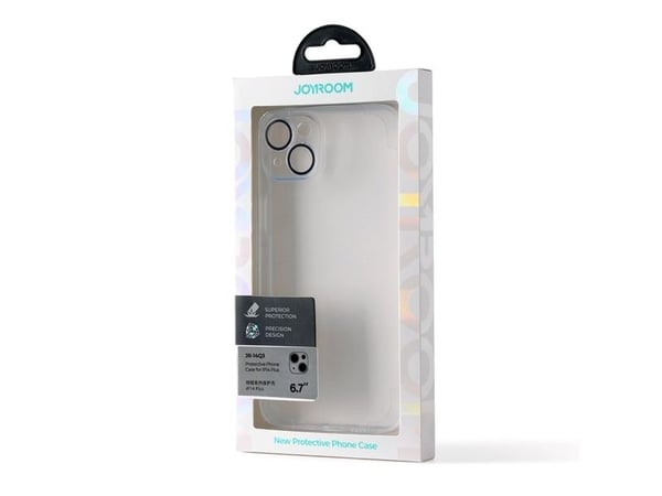 Joyroom 14Q-etui iPhone 14 Plus med gjennomsiktig kameradeksel (JR-14Q3 transparent)