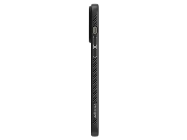 Spigen Liquid Air - Baksidesskydd för mobiltelefon - termoplastisk polyuretan (TPU) - mattsvart - för Apple iPhone 14 Pro