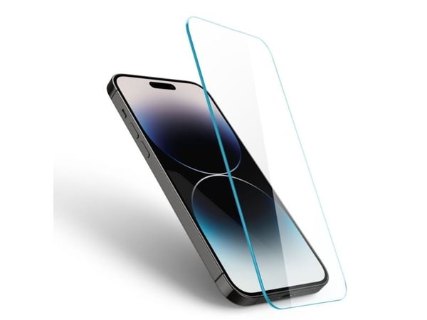 Spigen Glas tR Slim HD, Apple, iPhone 14 Pro Max, Ripebestandig, Gjennomsiktig, 1 stykker