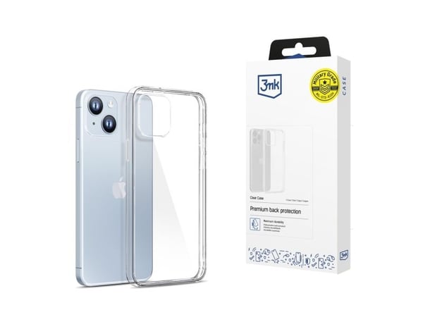 3MK Clear Case, Kotelokuori, Apple, iPhone 14, 15,5 cm (6.1"), Läpinäkyvä