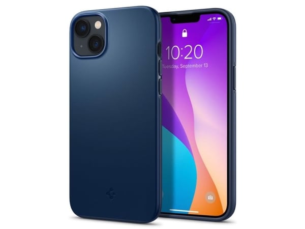 Spigen ACS04775, Suojus, Apple, iPhone 14 Plus, 17 cm (6.7"), Laivasto