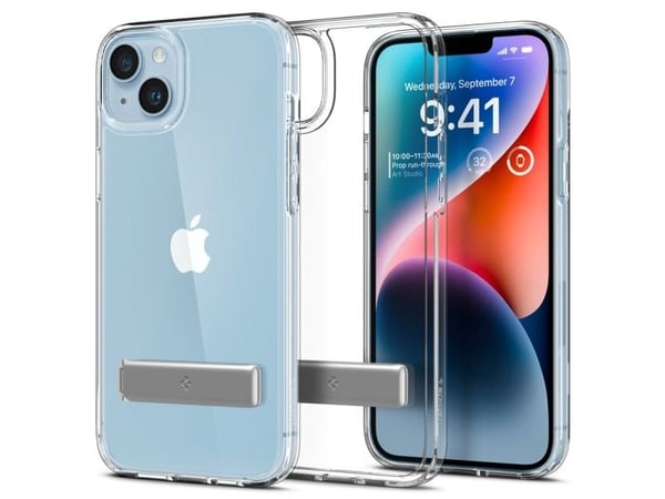Spigen ACS04905, Suojus, Apple, iPhone 14 Plus, 17 cm (6.7"), Läpinäkyvä
