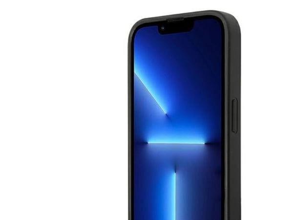 Guess GUHCP14LPSASBBK iPhone 14 Pro 6.1" black/black Saffiano Strap