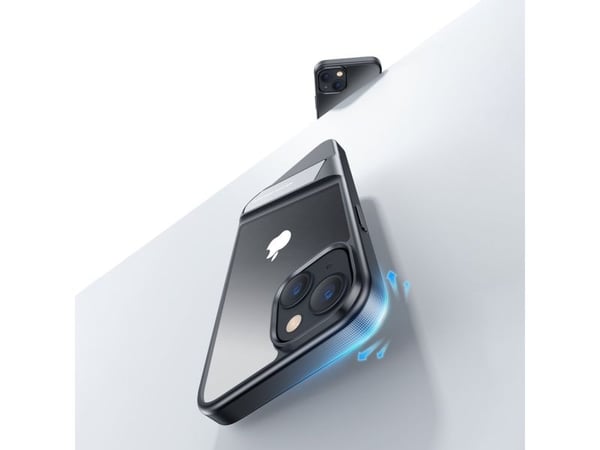 Ugreen LP633 beskyttelsesetui med stativ for iPhone 14 (90924) - hardt deksel med gelramme