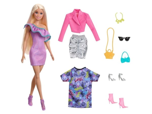 Lalka Barbie Mattel Barbie & Party Fashions (HYT61) - Assorted