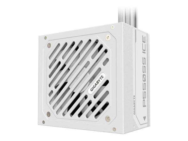 Gigabyte P550SS ICE - Nätaggregat (intern) - ATX12V 3.0/ EPS12V - 80 PLUS Silver - AC 155-240 V - 550 Watt - aktive PFC - ice white