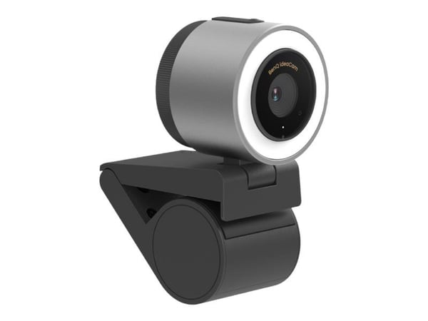 BenQ IdeaCam S1 Plus - Webcam / document camera - farge - 8 MP - 3264 x 2448 - fastfokal - lyd - USB 2.0 - MJPEG - DC 5 V