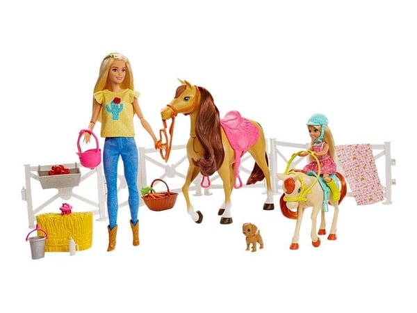 Mattel Doll Barbie Stadnina koni komplektas
