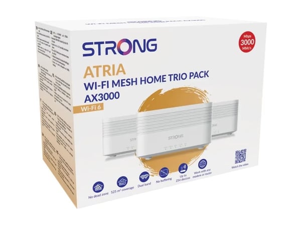 Strong ATRIA AX3000 MESHTRIAX3000 mesh-system Wi-Fi 6 3x LAN, 3-pk