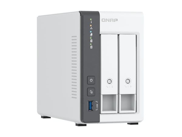 QNAP TS-216G - NAS-server - 2 brønner - SATA 6Gb/s - RAID JBOD, 0, 1 - RAM 4 GB - 2.5 Gigabit Ethernet - iSCSI støtte