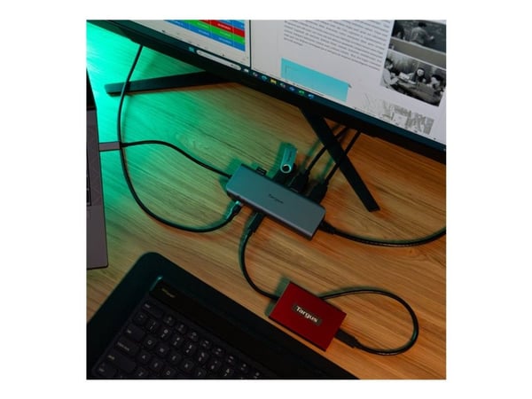 Targus - Telakointiasema - USB-C - 2 x HDMI - 1GbE