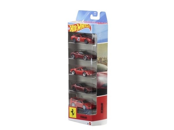 Hot Wheels Basics Ferrari 1:64 5-Pack