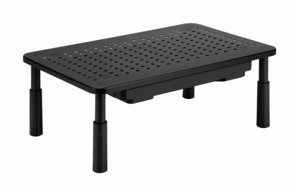 Gembird MS-TABLE-D-01, 20 kg, Korkeudensäätö, Musta