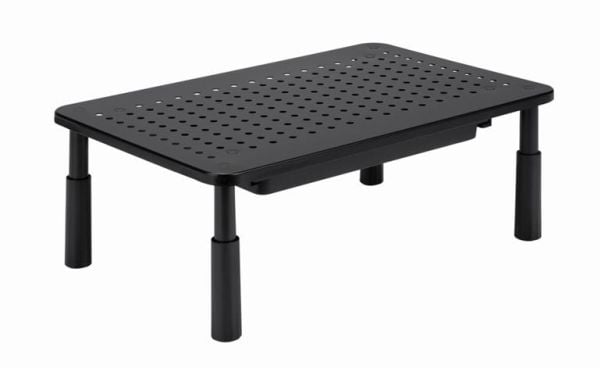 Gembird MS-TABLE-D-01, 20 kg, Korkeudensäätö, Musta