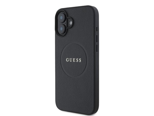GUESS 3666339303501, Suojus, Apple, Apple iPhone 16, 16 cm (6.3"), Musta