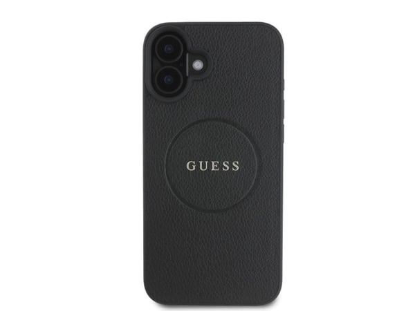 GUESS 3666339303501, Suojus, Apple, Apple iPhone 16, 16 cm (6.3"), Musta