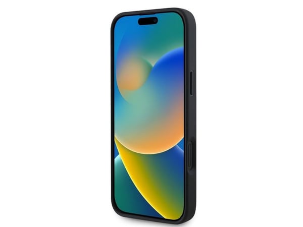GUESS 3666339303501, Suojus, Apple, Apple iPhone 16, 16 cm (6.3"), Musta