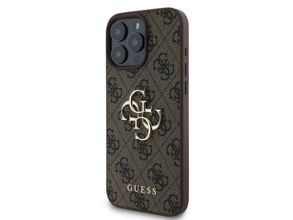 GUESS 3666339327583, Suojus, Apple, Apple iPhone 16 Pro, 16 cm (6.3"), Ruskea