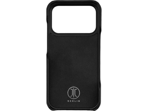 JT BERLIN BackCase Kreuzberg, Suojus, Apple, iPhone 17 Pro, 16 cm (6.3"), Musta