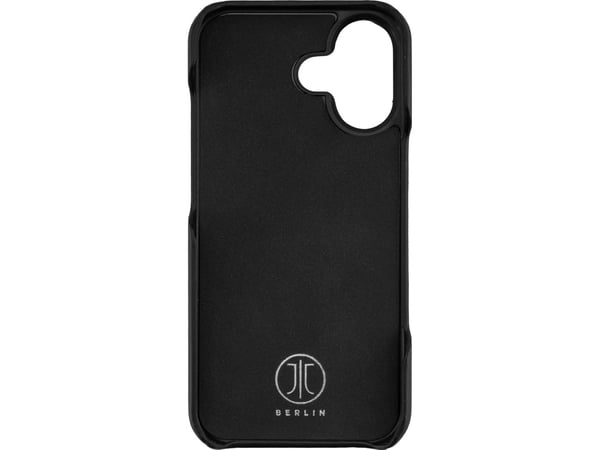 JT BERLIN BackCase Kreuzberg, Suojus, Apple, iPhone 17, 16 cm (6.3"), Musta