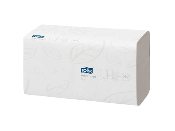 Tork Xpress® Komprimerte 2-lags FSC Hvite Håndtørk - (12 pakker x 200 stk.)