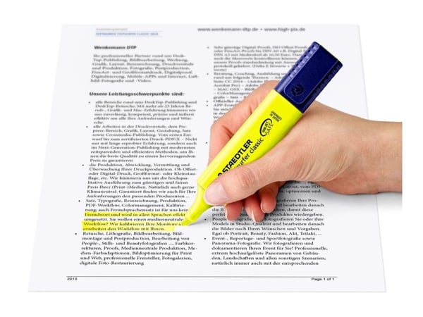 Tekstmarker Staedtler Textsurfer Classic 364 ass. farver (4 stk.)