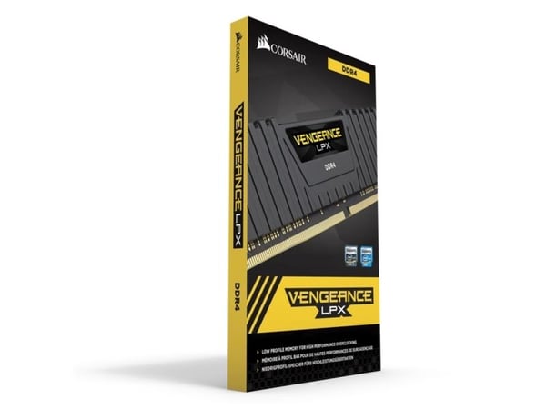 8 GB DIMM DDR4 CORSAIR VENGEANCE LPX PC4-19200 (2400 MHZ) MINNE (SORT)