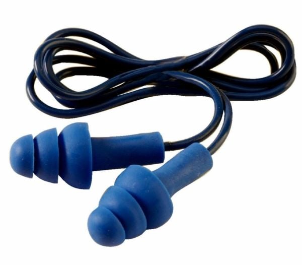 3M TR-01-000, Uudelleen käytettävä korvatulppa, Työskentely, In-ear, musta, Sininen, Langallinen, 29 dB