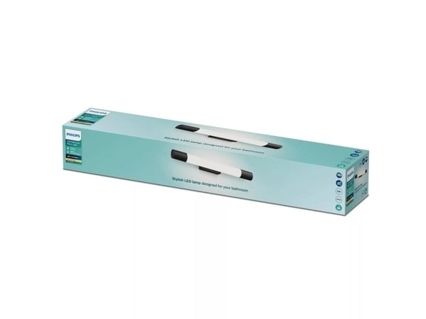Philips 8720169300170, Pinta, 2700 K, IP44, musta, Valkoinen