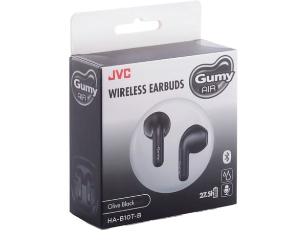 JVC GUMY, Trådløs, Musikk, Hodesett, Svart