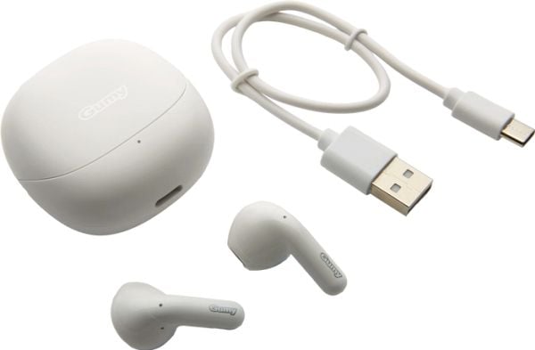 JVC GUMY, Trådløs, Musikk, Hodesett, Hvit