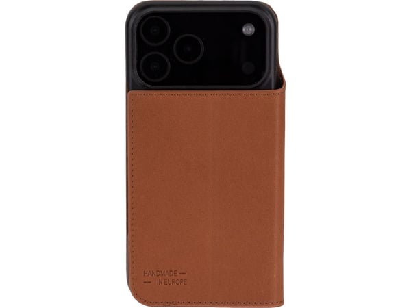 JT BERLIN BookCase Tegel, Lompakkokotelo, Apple, iPhone 17 Pro Max, 17,5 cm (6.9"), Konjakinvärinen