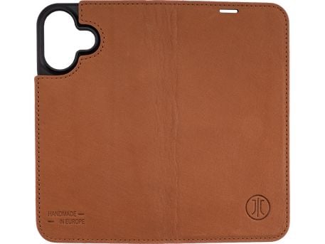 JT BERLIN BookCase Tegel, Lommebok-etui, Apple, iPhone 17, 16 cm (6.3"), Konjakkfarget