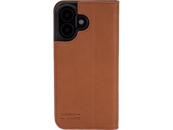 JT BERLIN BookCase Tegel, Lommebok-etui, Apple, iPhone 17, 16 cm (6.3"), Konjakkfarget