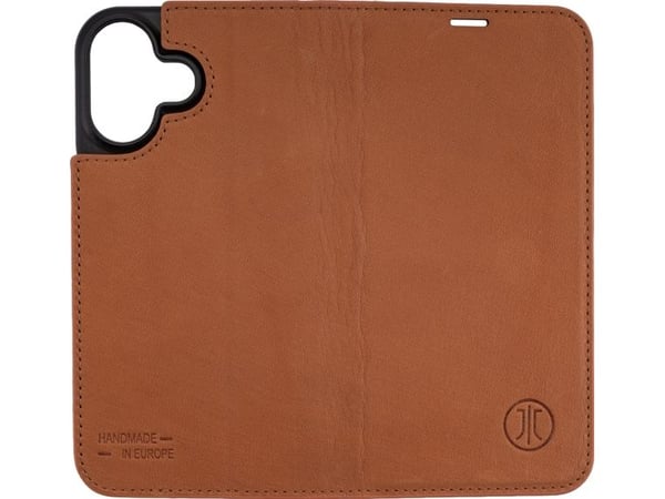 JT BERLIN BookCase Tegel, Lommebok-etui, Apple, iPhone 17, 16 cm (6.3"), Konjakkfarget