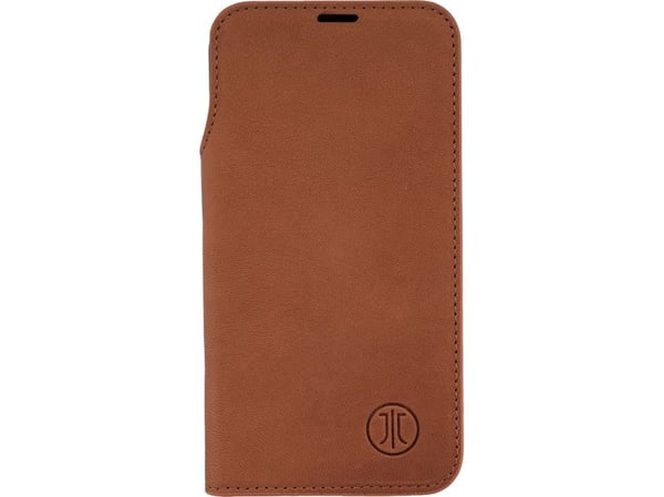 JT BERLIN BookCase Tegel, Lompakkokotelo, Apple, iPhone 17 Pro, 16 cm (6.3"), Konjakinvärinen