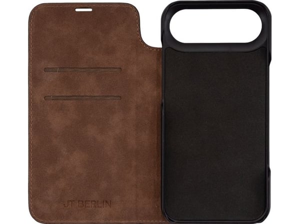 JT BERLIN BookCase Tegel, Lommebok-etui, Apple, iPhone 17 Air, 16,5 cm (6.5"), Svart