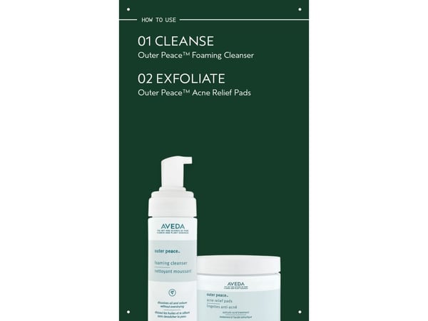 Aveda Outer Peace Foaming Cleanser - Dame - 125 ml
