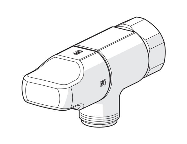 Sulkuventtiili pesukonetta varten G3/4/G1/2