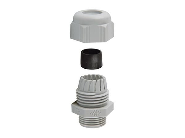 SIB F7022550, Harmaa, Polyamidi, 20 kpl, M25, 1,4 cm, IP68
