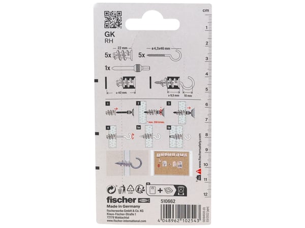 Fischer 510662, 5 styck