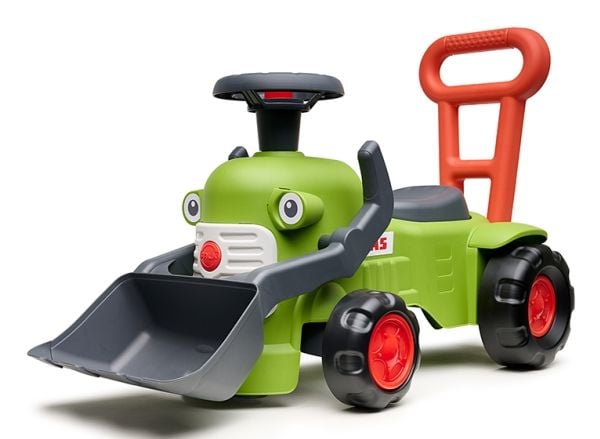 Falk Claas Rutscher (Vintage), 1 år, 4 hjul, Plast, Grønn, Grå