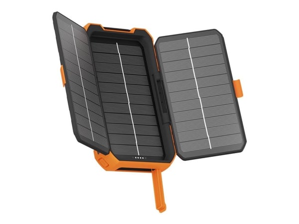 xtorm Xtreme XR203 - Solenergibank - robust - Li-Ion - 10000 mAh - 37 Wh - 20 watt - PD, QC 3.0 - 3 utgangskontakter (USB-C (PD), 4 pin USB Type A ...