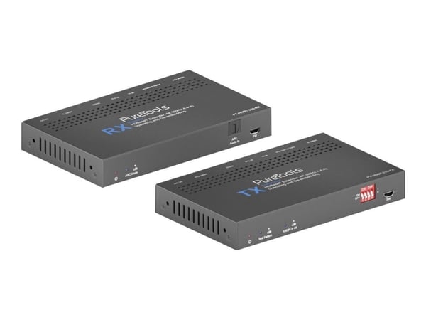 PureTools PT-HDBT-210 (transmitter and receiver) - Video/lyd/infrarød/seriell-utvider - RS-232, HDMI, HDBaseT, infrarød - opp til 70 m