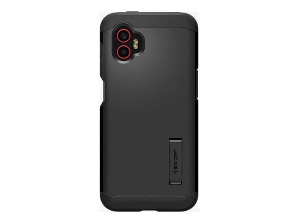 Spigen Tough Armor - Baksidedeksel for mobiltelefon - polykarbonat, termoplast-polyuretan (TPU) - svart - for Samsung Galaxy XCover7 Pro