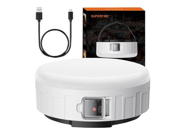 Superfire Campinglampa Superfire T25, 400 lm, USB