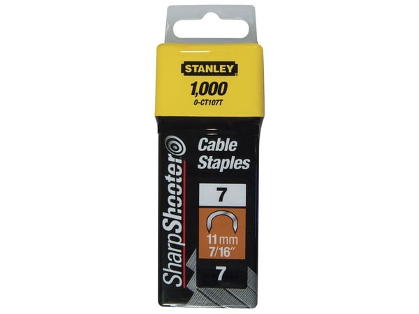 Stanley 1-CT106T, Pakke med stifter, 1 cm, 7,8 mm, Sølv, Stanley, 45 mm