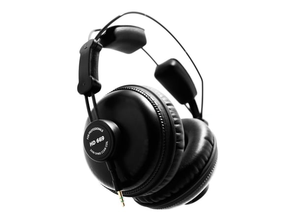 Superlux HD669 - Hodetelefoner - full størrelse - kablet - 3,5 mm jakk - svart