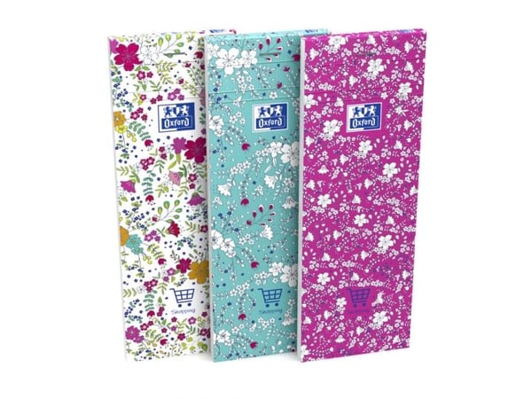 Oxford Notebook Pad OXFORD FLORAL - handleliste 400111054